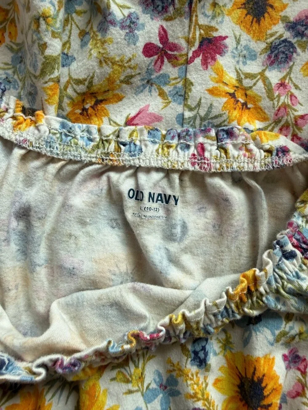 Old Navy | Girls Shorts Romper | Floral | Large 10-12